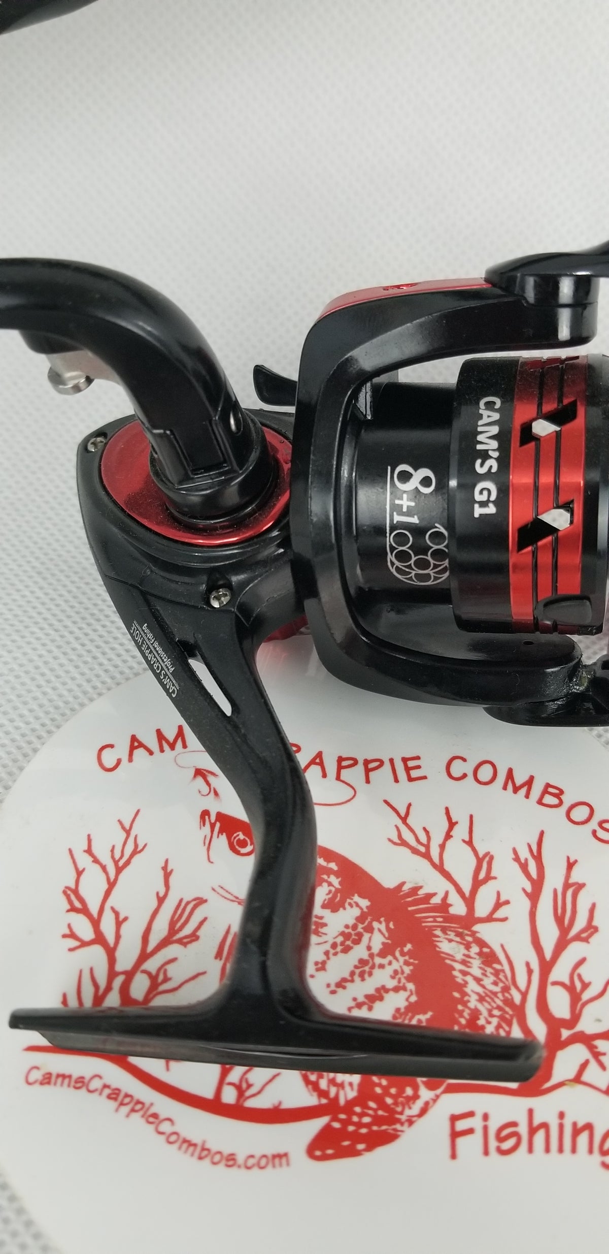 Cam's 6'0 (8+1) BB Black & Red "War Horse" Magic Stik Rod & Reel Combo