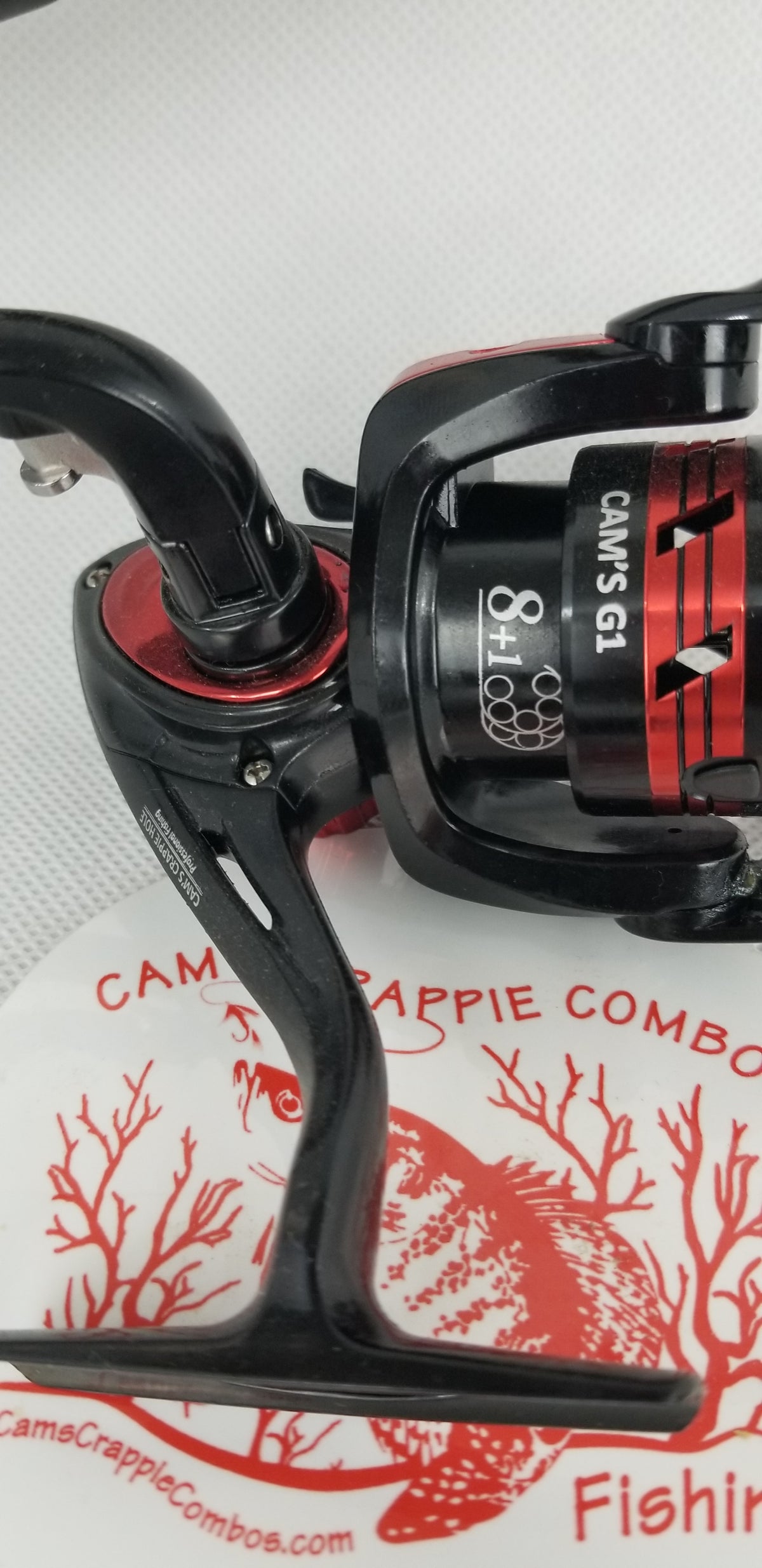 Cam's 6'0 (8+1) BB Black & Red "War Horse" Magic Stik Rod & Reel Combo
