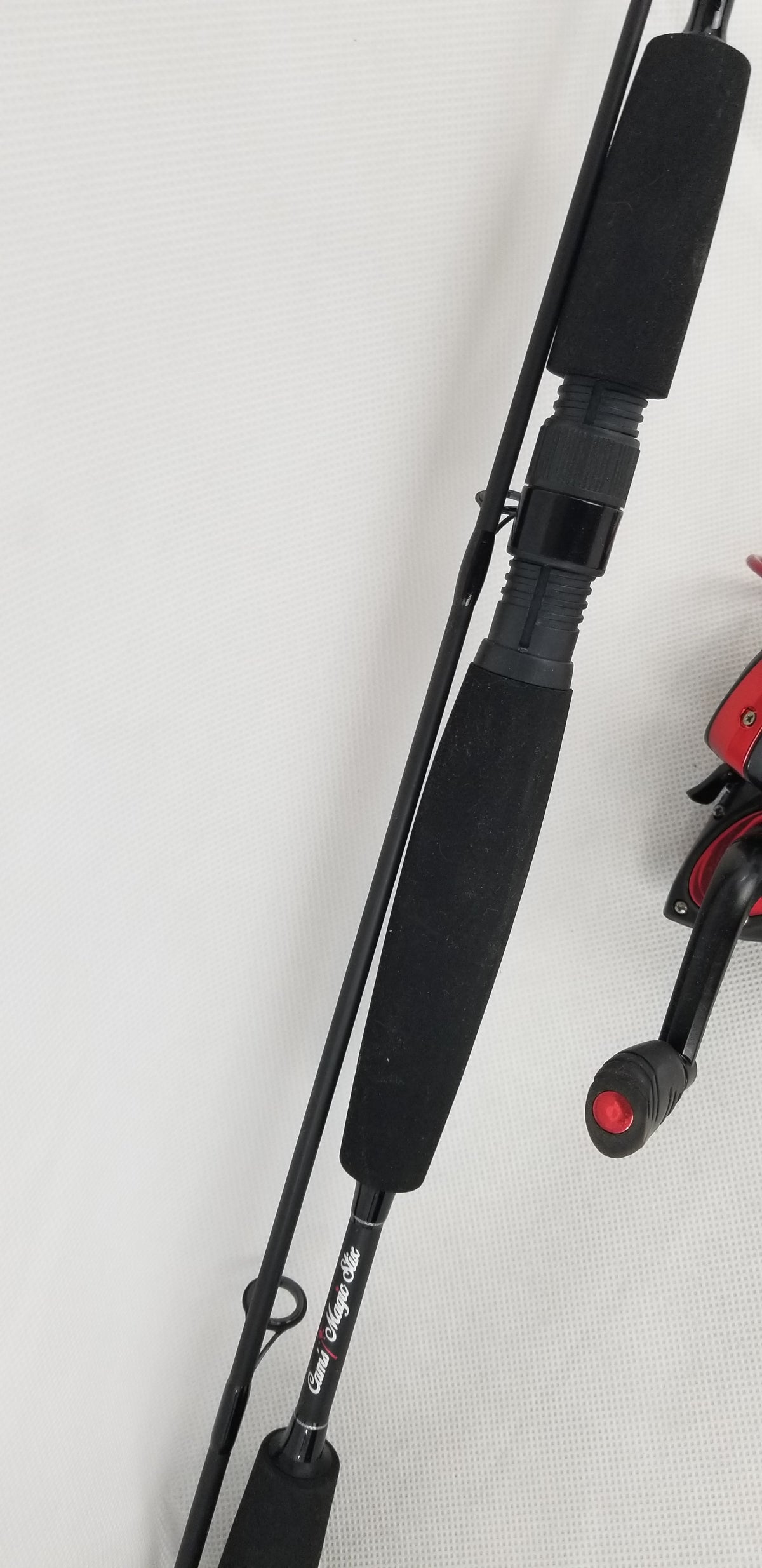 Cam's 6'0 (8+1) BB Black & Red "War Horse" Magic Stik Rod & Reel Combo