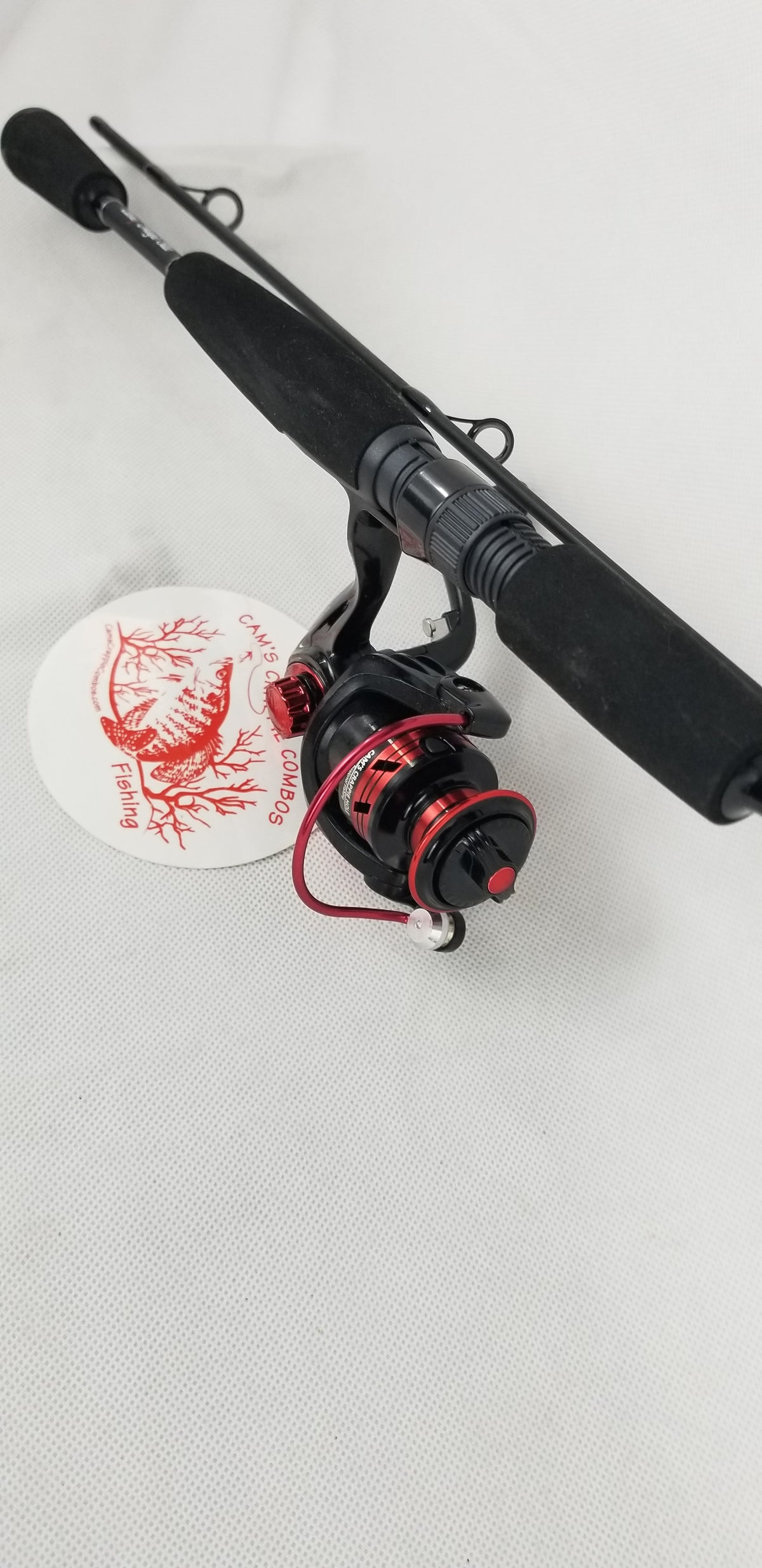 Cam's 6'0 (8+1) BB Black & Red "War Horse" Magic Stik Rod & Reel Combo