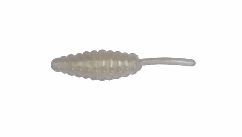Cam's 1.5" "Fat Belly Thumper" Pearl White Shad
