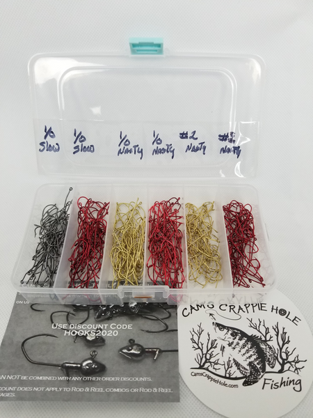 Cam's 120ct Fresh Water Specialty Crappie And Panfish Hook Kit – Cam's  CRAPPIE HOLE TACKLE & APPAREL