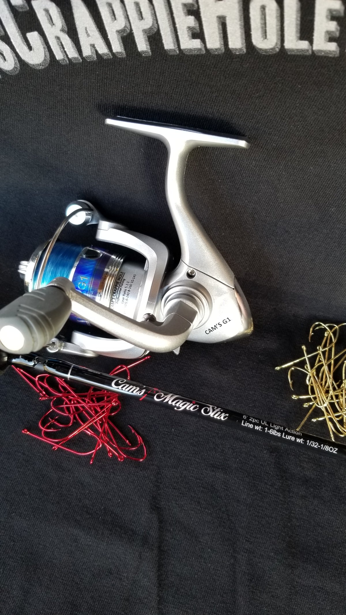 Cam's Magic Stik (3) BB 6'6" Spinning Combo