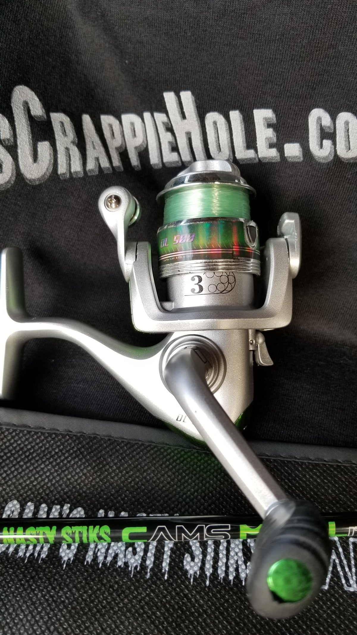 Cam's "Emerald" Nasty Stik MicroLite Rod and Reel Combo