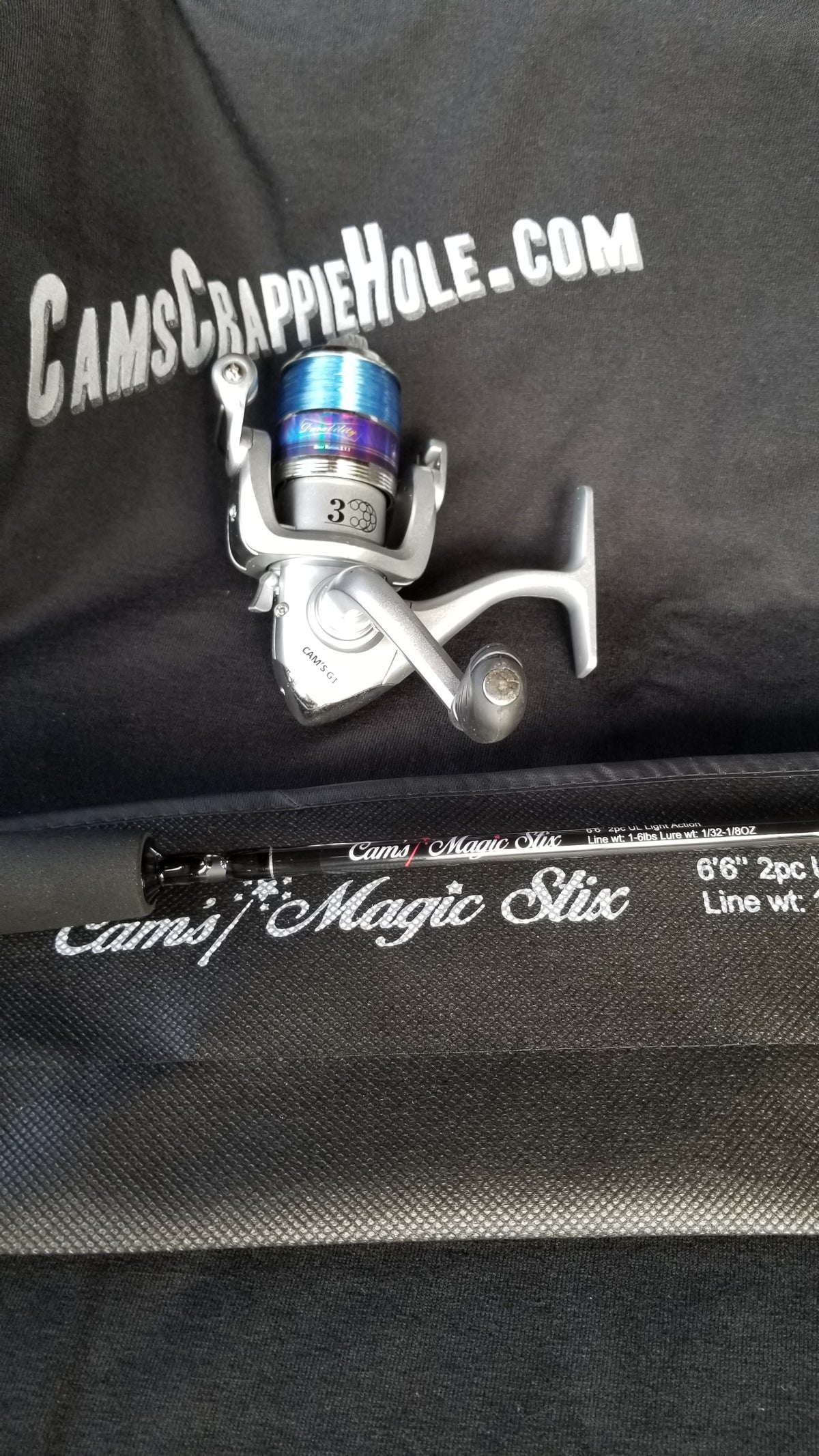 Cam's Magic Stik (3) BB 6'6" Spinning Combo