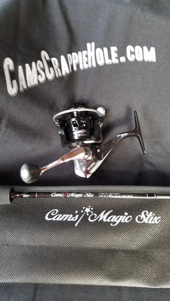 Cam's Black Onyx(10+1) Magic Stik 6'2 Rod and Reel Combo Kit – Cam's  CRAPPIE HOLE TACKLE & APPAREL