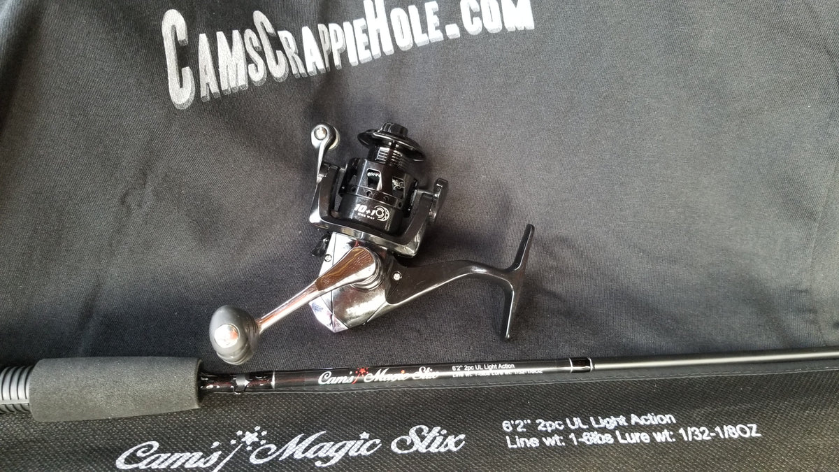 Cam's (Black Onyx) (10+1) Magic Stik 6'2" Spinning Combo