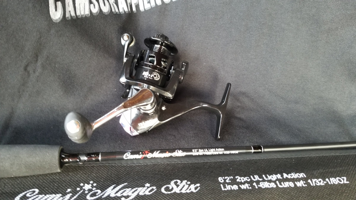 Cam's (Black Onyx) (10+1) Magic Stik 6'2" Spinning Combo