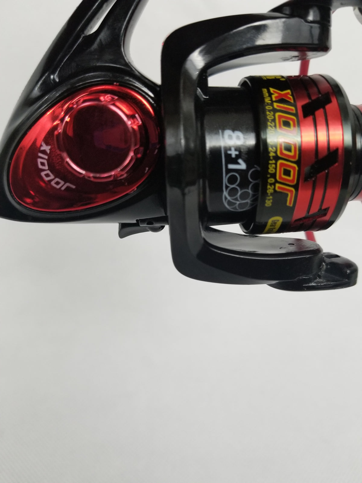 Cam's 6'2" (8+1) BB Black & Red "War Horse" Magic Stik Rod & Reel Combo