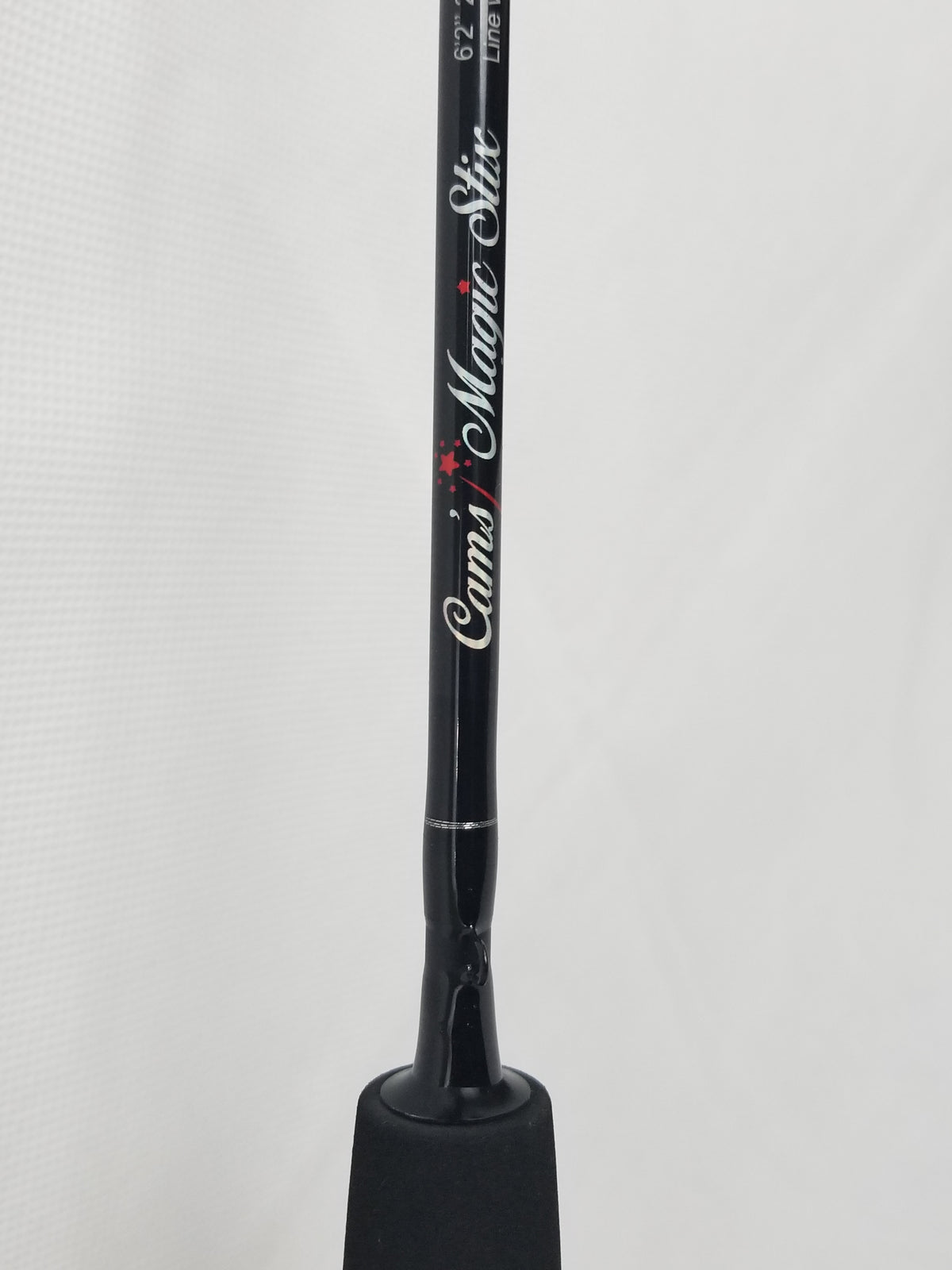 Cam's 6'2" (8+1) BB Black & Red "War Horse" Magic Stik Rod & Reel Combo