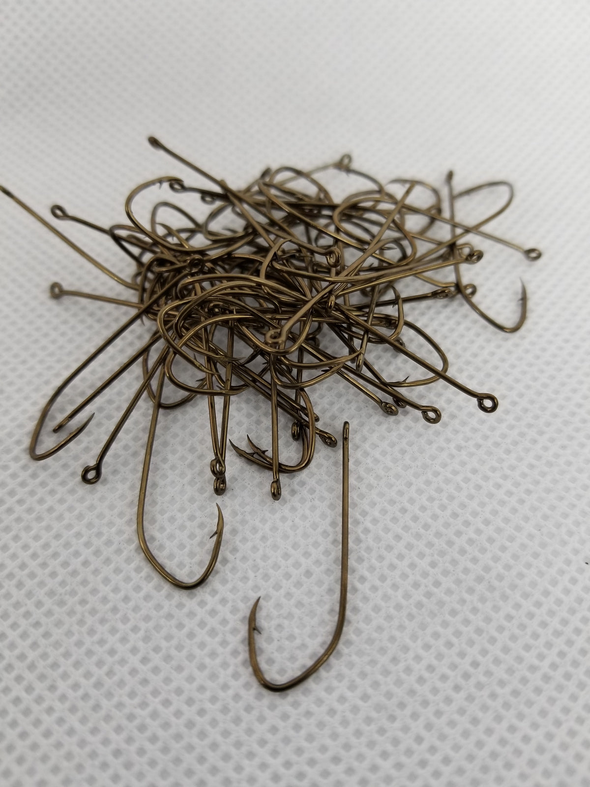 40 pc  #2 Cam's Nasty Bend "Minnow" Bronze Hooks