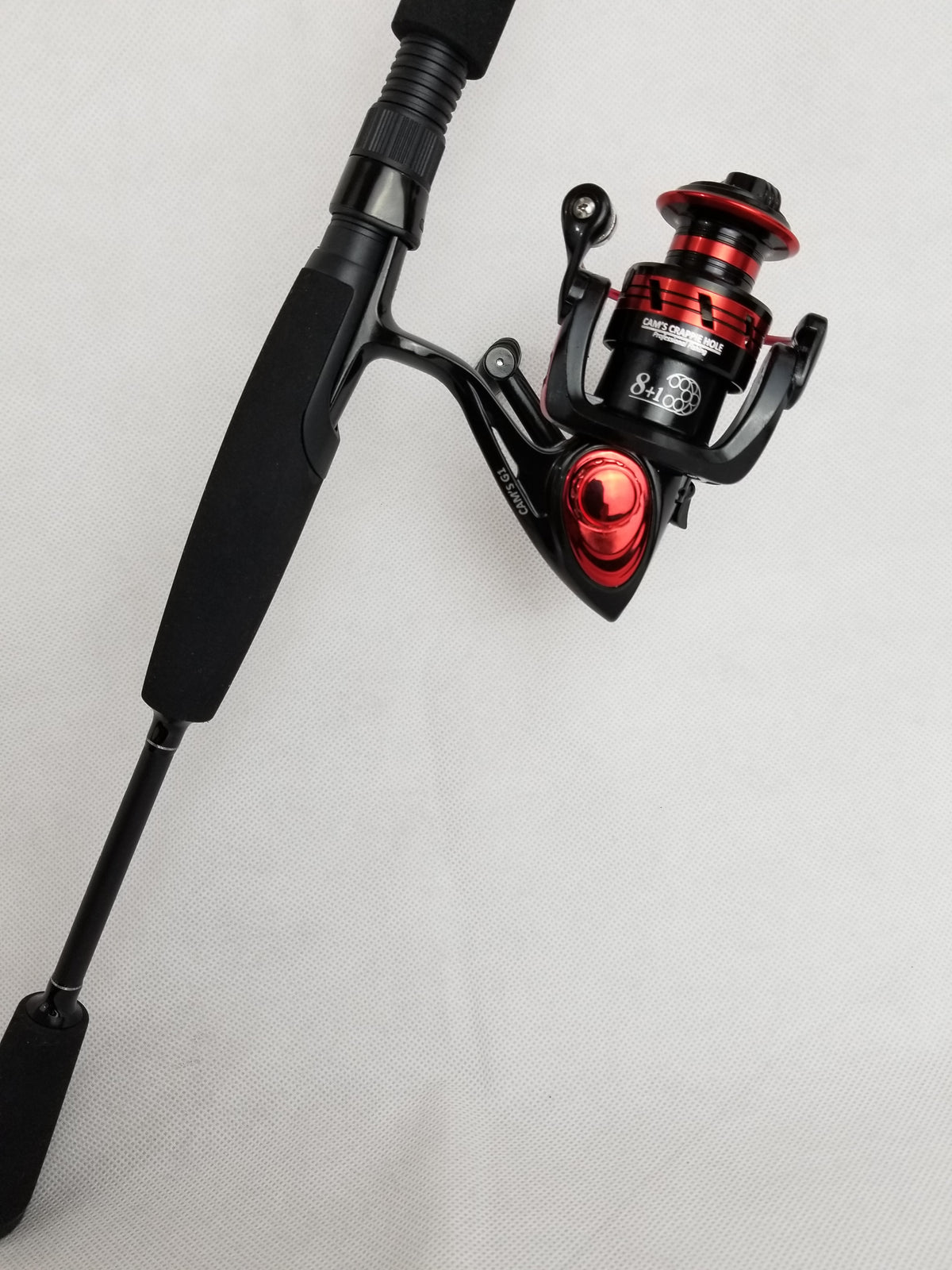 Cam's 6'2" (8+1) BB Black & Red "War Horse" Magic Stik Rod & Reel Combo