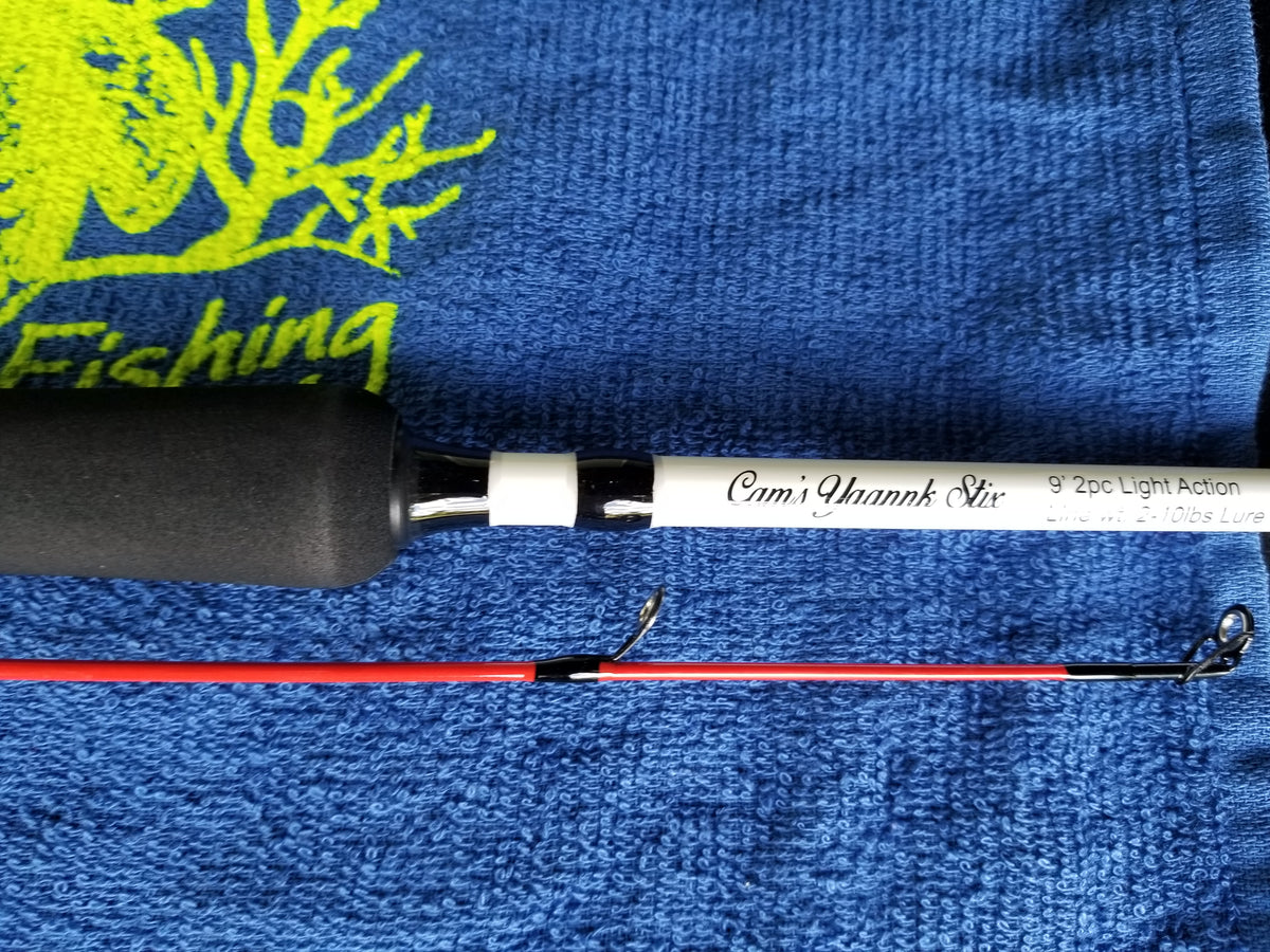 Cam's 9ft. 2pc. Yaannk Stik + 9 (BB) Cam's Xtralite Reel