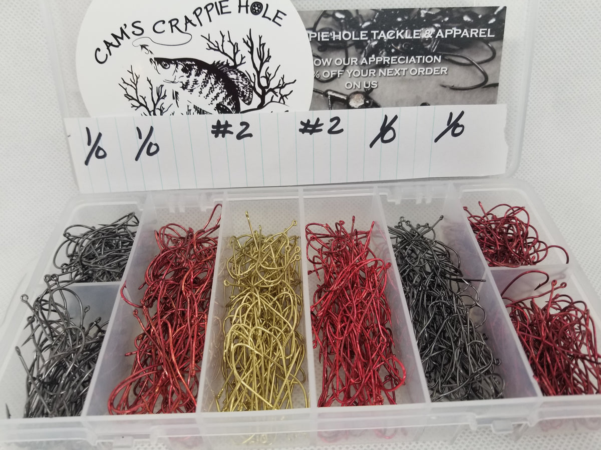 Cam's 240ct Fresh Water Specialty Crappie And Panfish Hook Kit