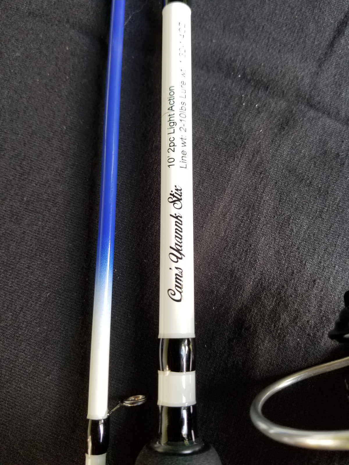 Cam's 10ft Yaannk Stick Combo Rod and Reel Tri-Color Tube Kit