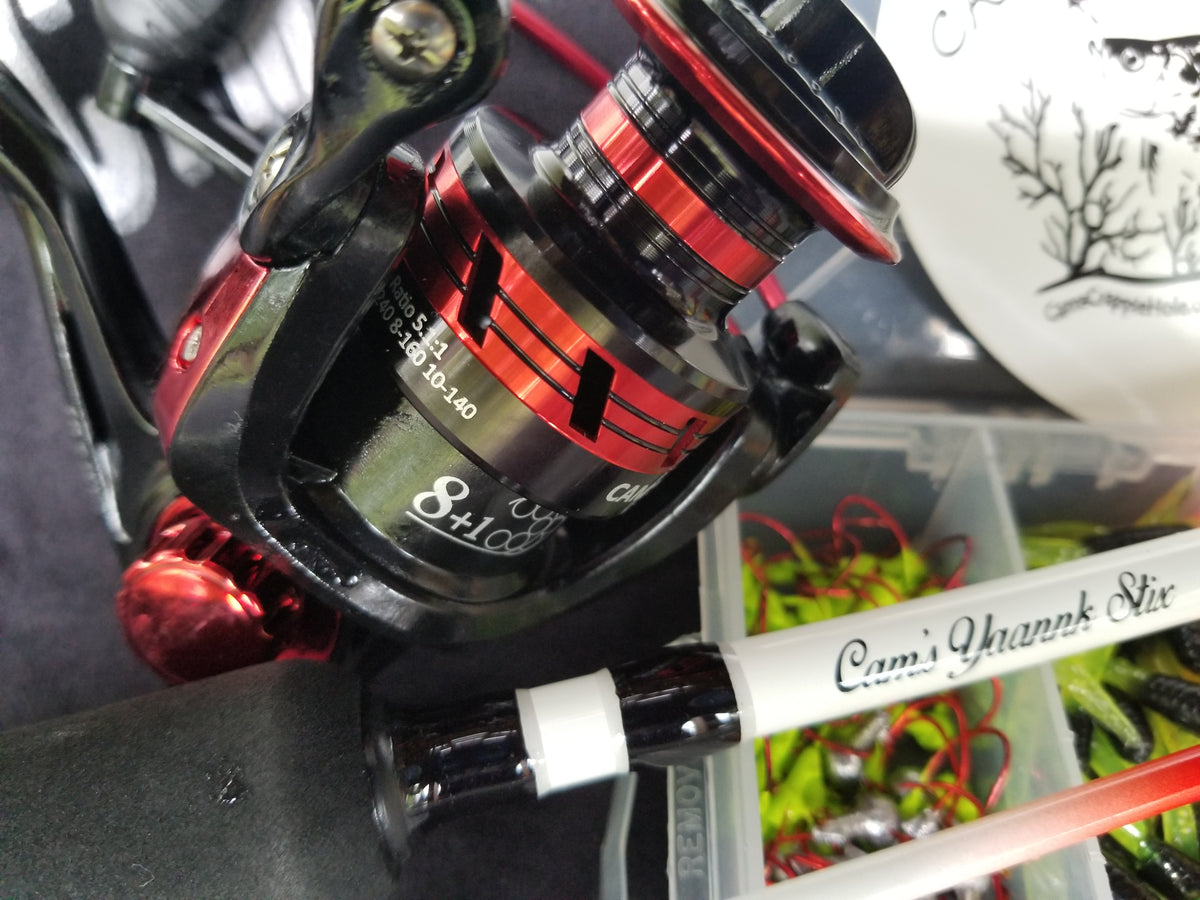 Cam's 9ft Yaannk Stick Combo Rod and Reel 1.5" Stinger Kit