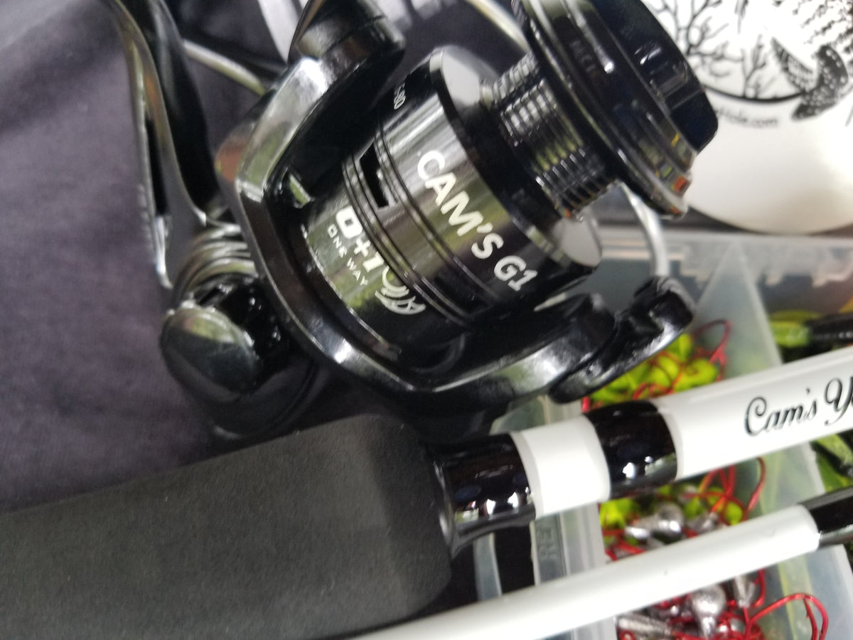 Cam's 10ft Yaannk Stick Combo Rod and Reel 1.5" Ultimate 1066 Assorted Tube Kit