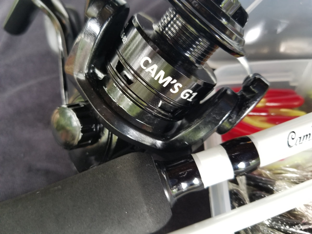 Cam's 10ft Yaannk Stick Combo Rod and Reel 1.5" Ultimate 1066 Assorted Tube Kit