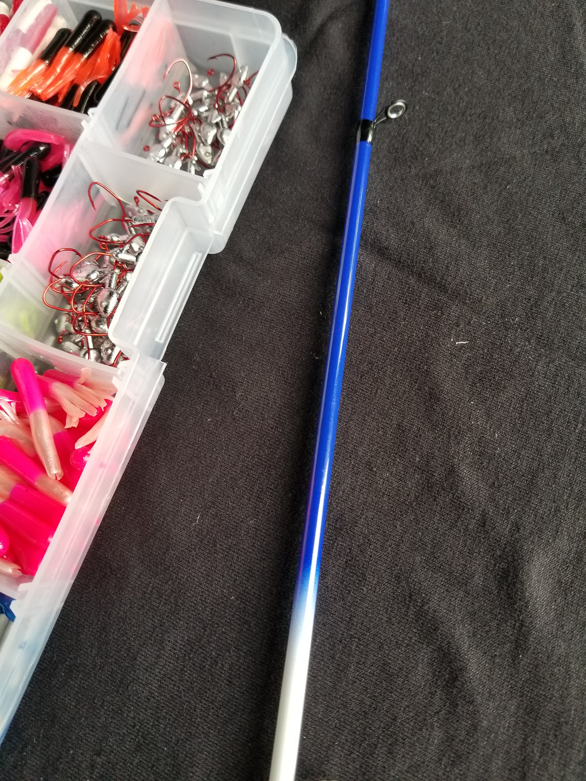 Cam's 10ft Yaannk Stick Combo Rod and Reel 1.5" Ultimate 1066 Assorted Tube Kit