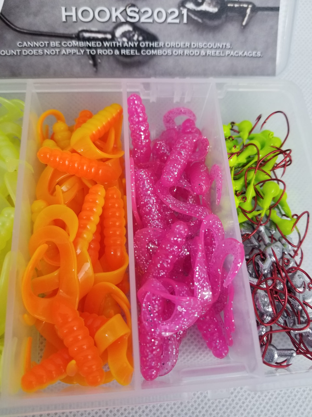 Cam's Double Tailed Shad Assortment Complete Package Kit (3)