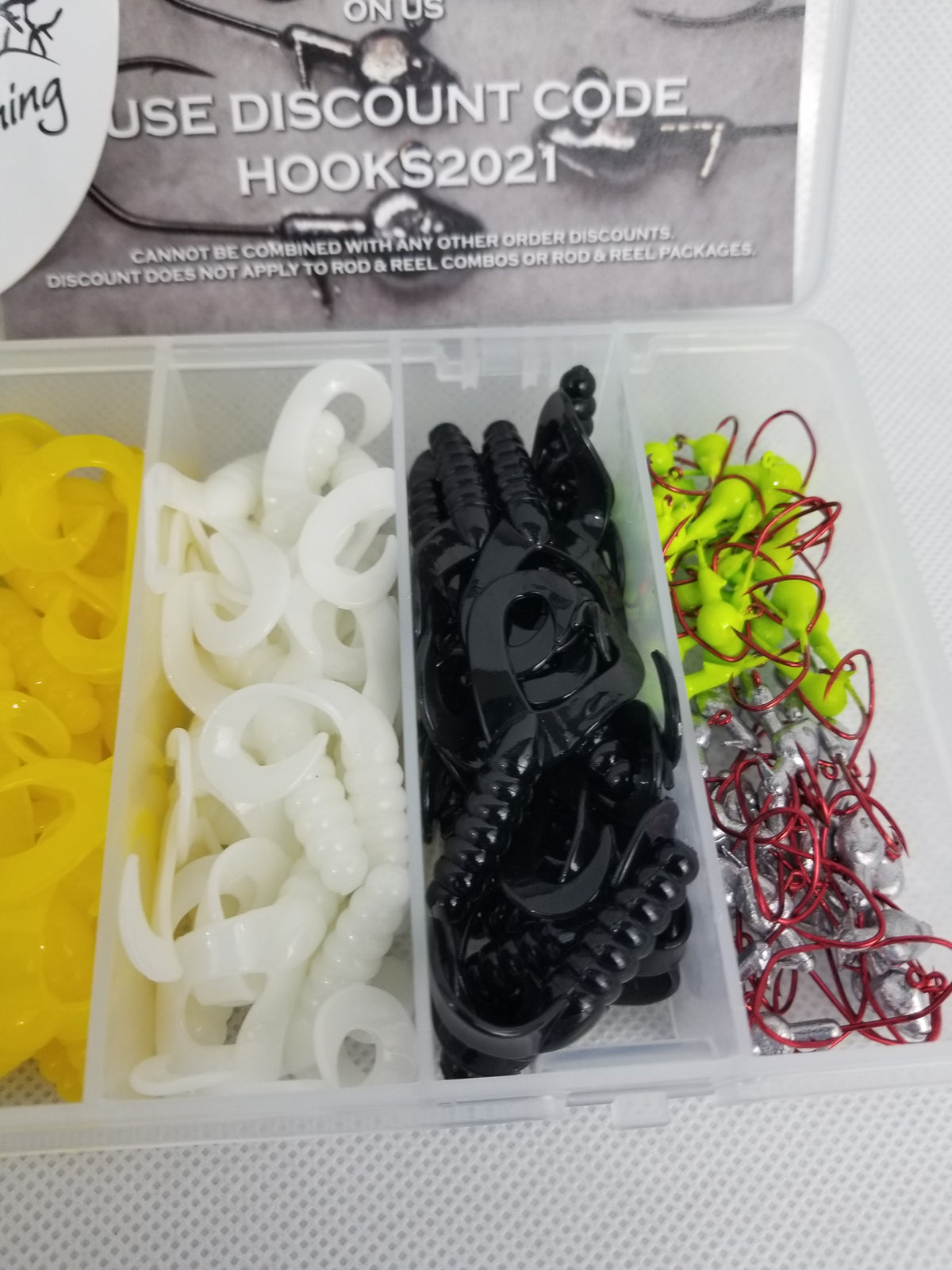 New Cam's Double Tailed Shad Assortment Complete Package Kit (2)
