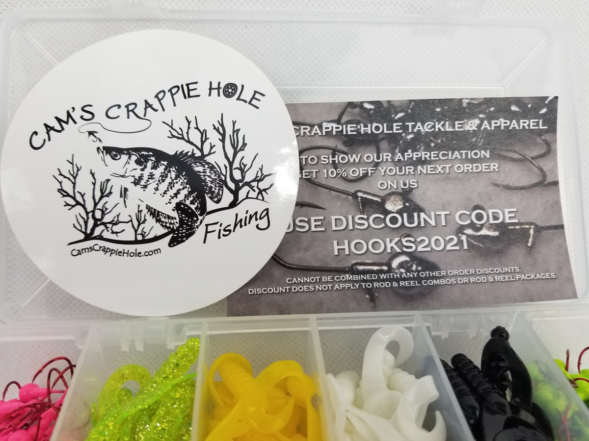 New Cam's Double Tailed Shad Assortment Complete Package Kit (2)