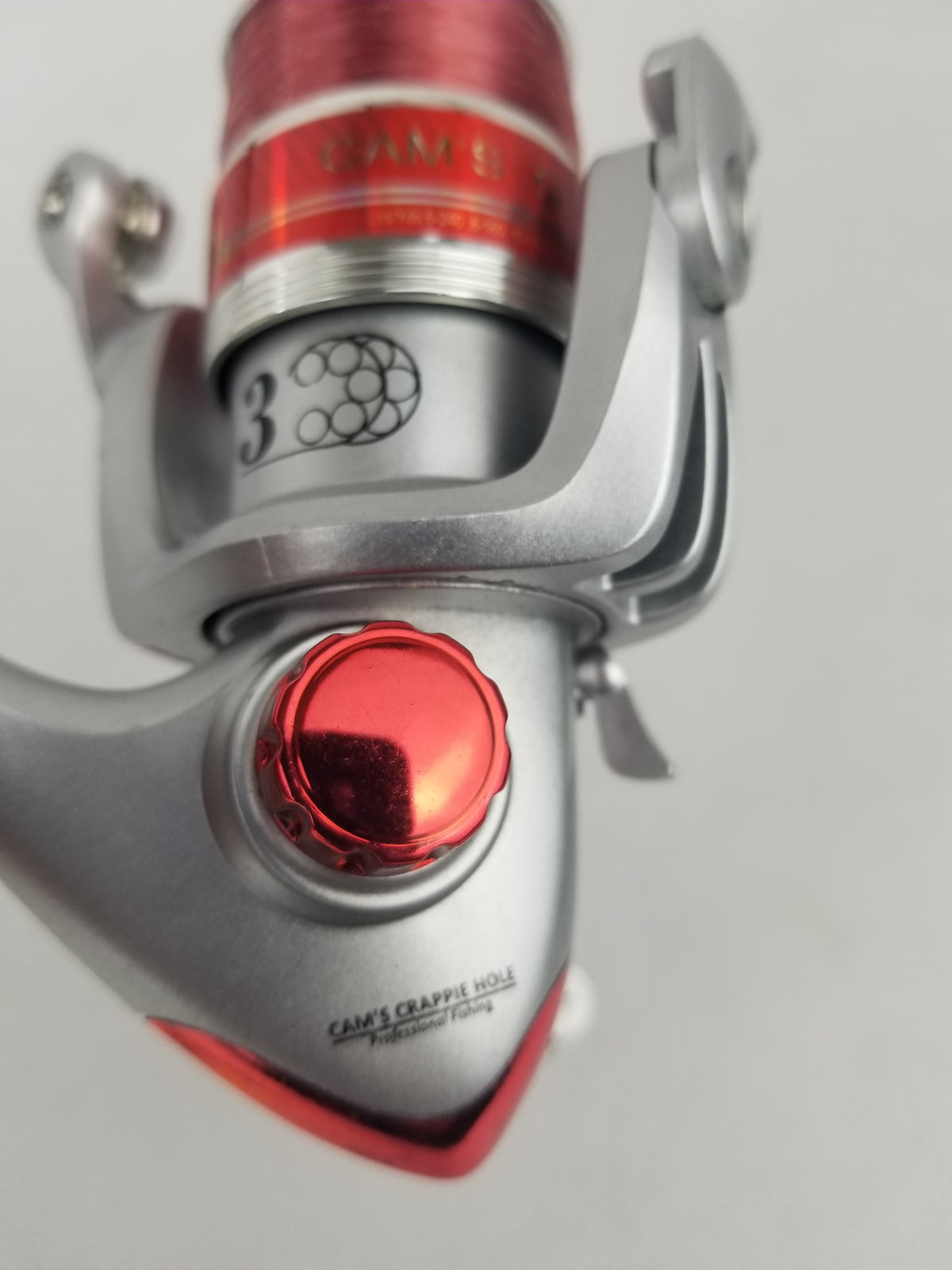 Cam's "The Viper Redd" Complete 6'2"ft. Xtralite 3 (BB) Ball Bearing Reel Stinger Shad + Curly Tail Combo Kit
