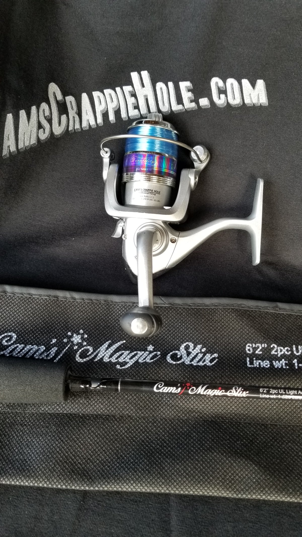 Cam's Magic Stik 6'2" (3) BB Spinning Combo