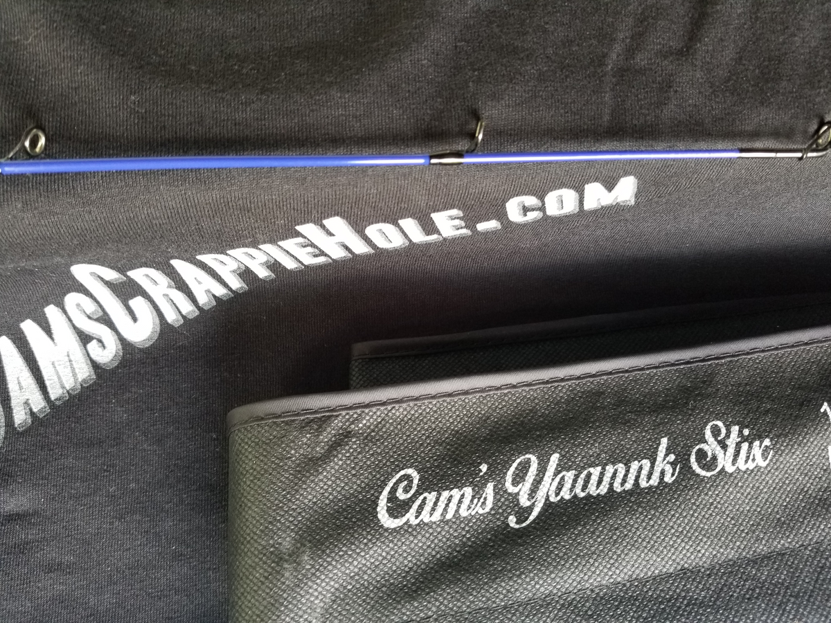 Cam's 10ft. 2pc. Yaannk Stik + 7 BB Cam's Xtralite Reel