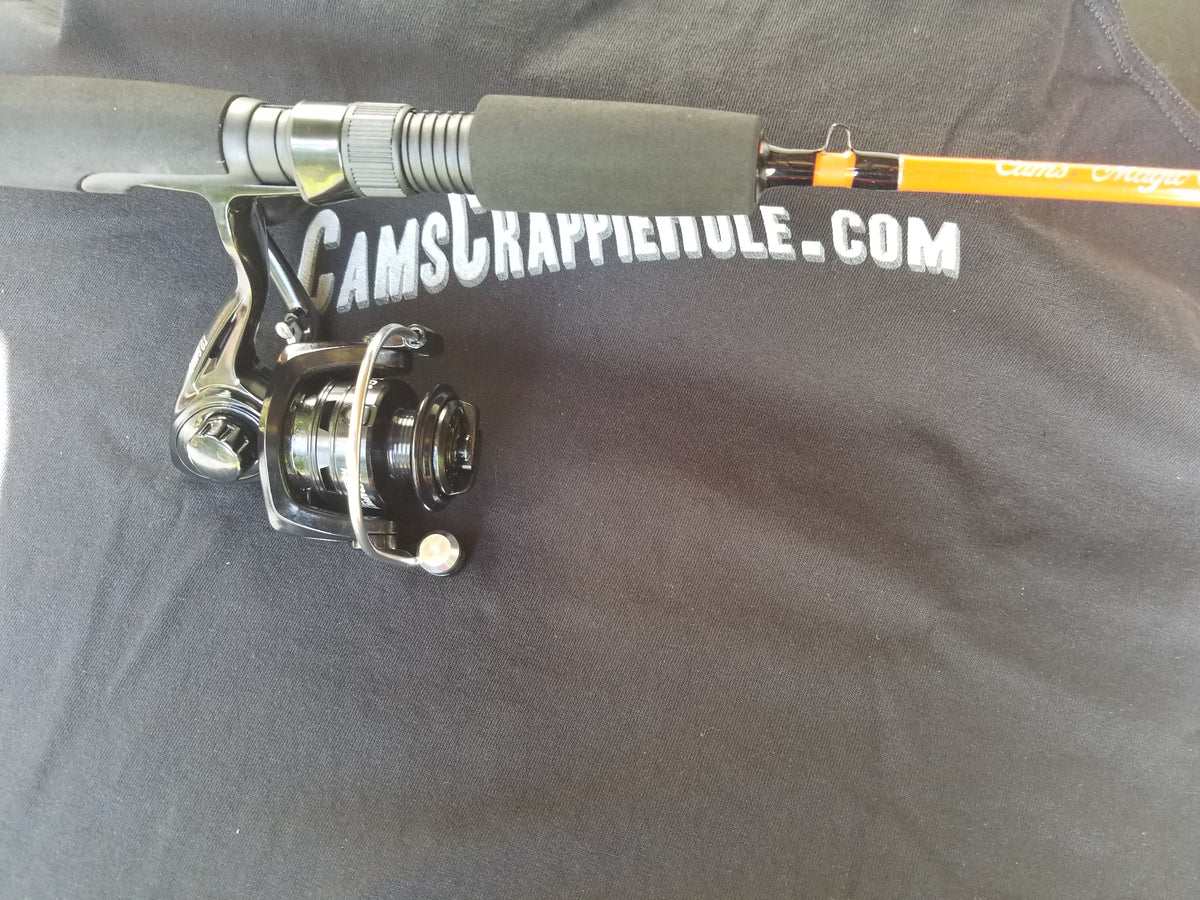 Cam's "Orange Poseidon" 6'2 ( 6+1 BB) Spinning Rod and Reel Combo