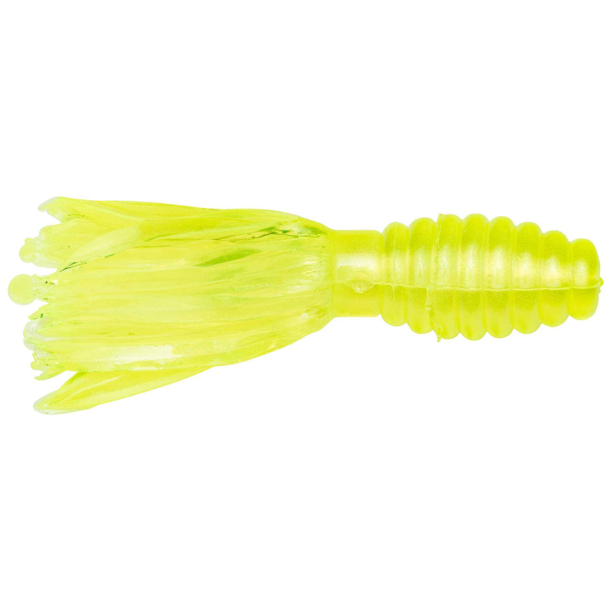 Cam's 1.75" Crappie Slab Shad Chartreuse/Chartreuse Plastics