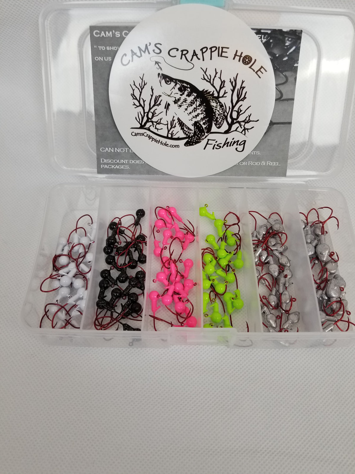 Cam's 60pc. Hand Painted Assortment "Diesel Built Hooks" Jighead Kit