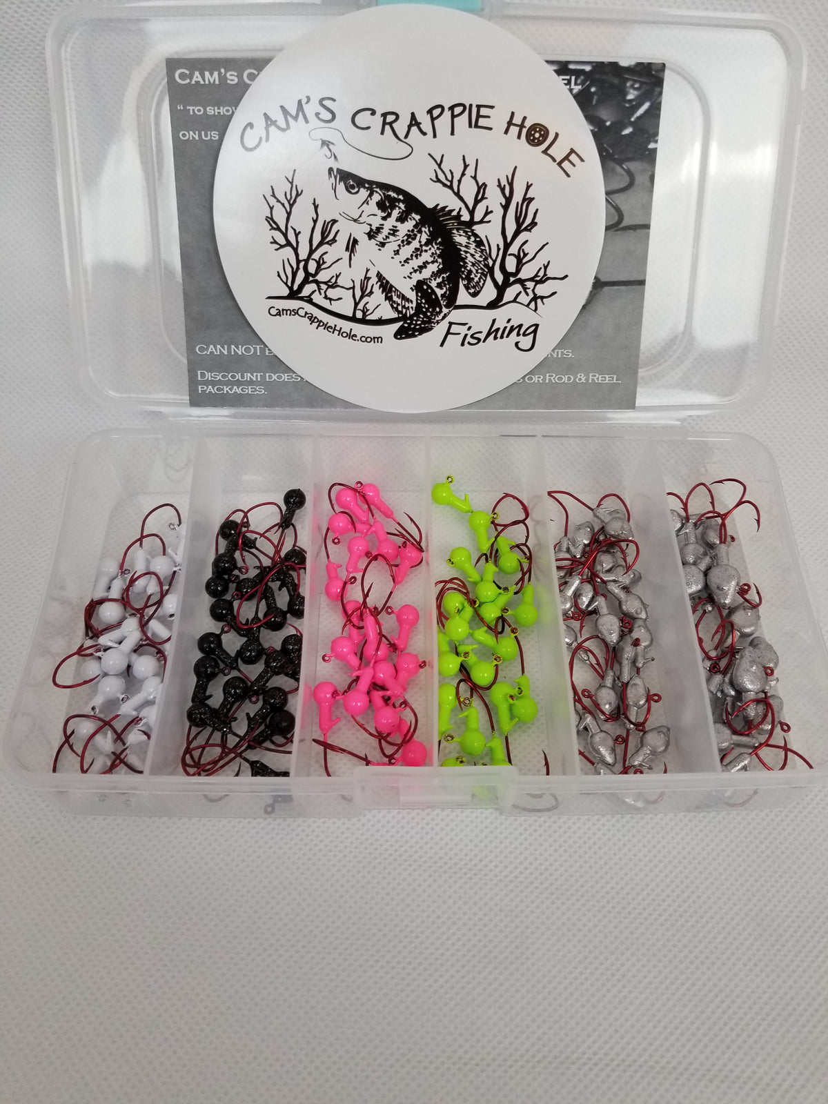Cam's 60pc. Hand Painted Assortment "Diesel Built Hooks" Jighead Kit