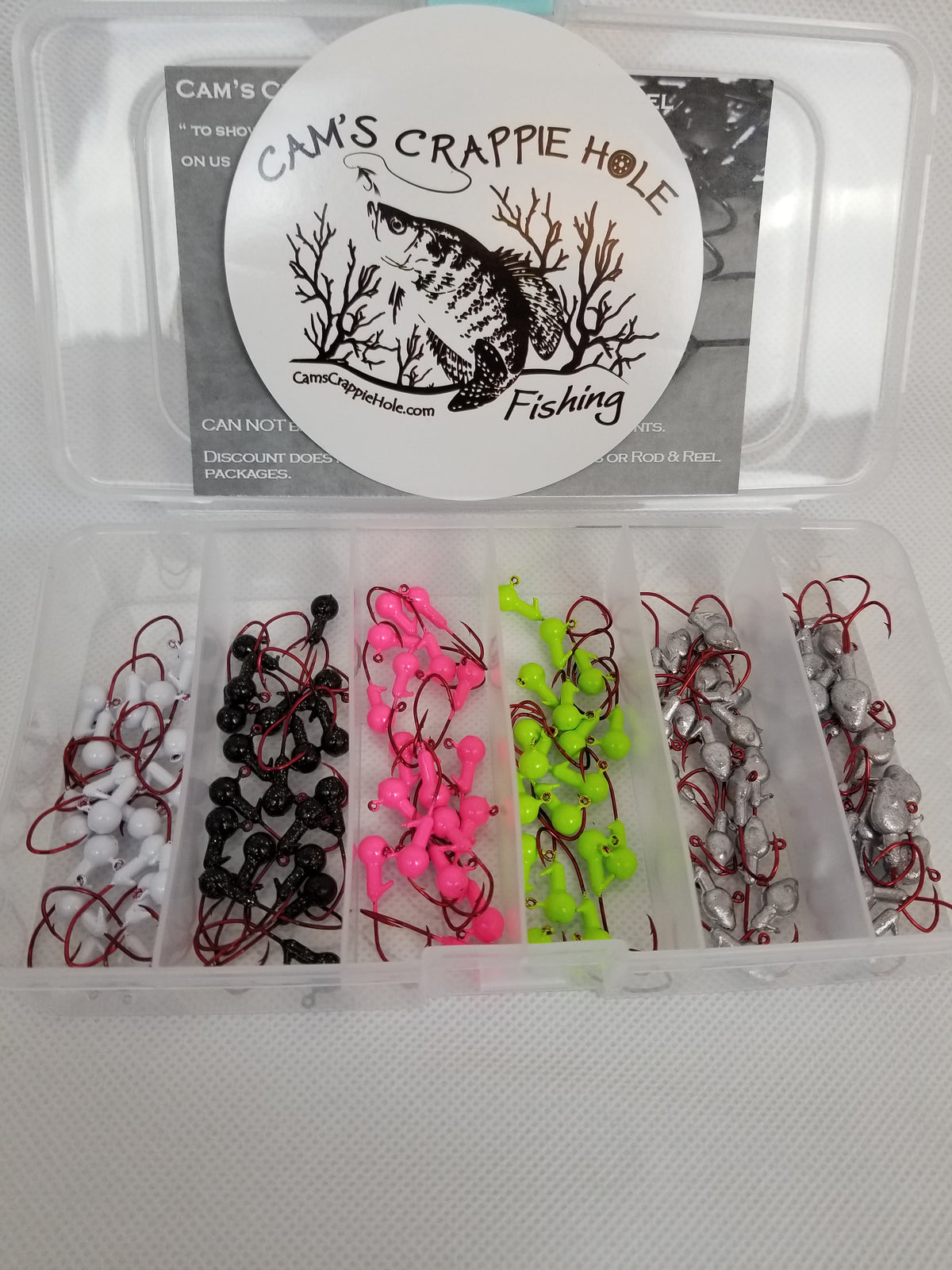 Cam's 60pc. Hand Painted Assortment "Diesel Built Hooks" Jighead Kit