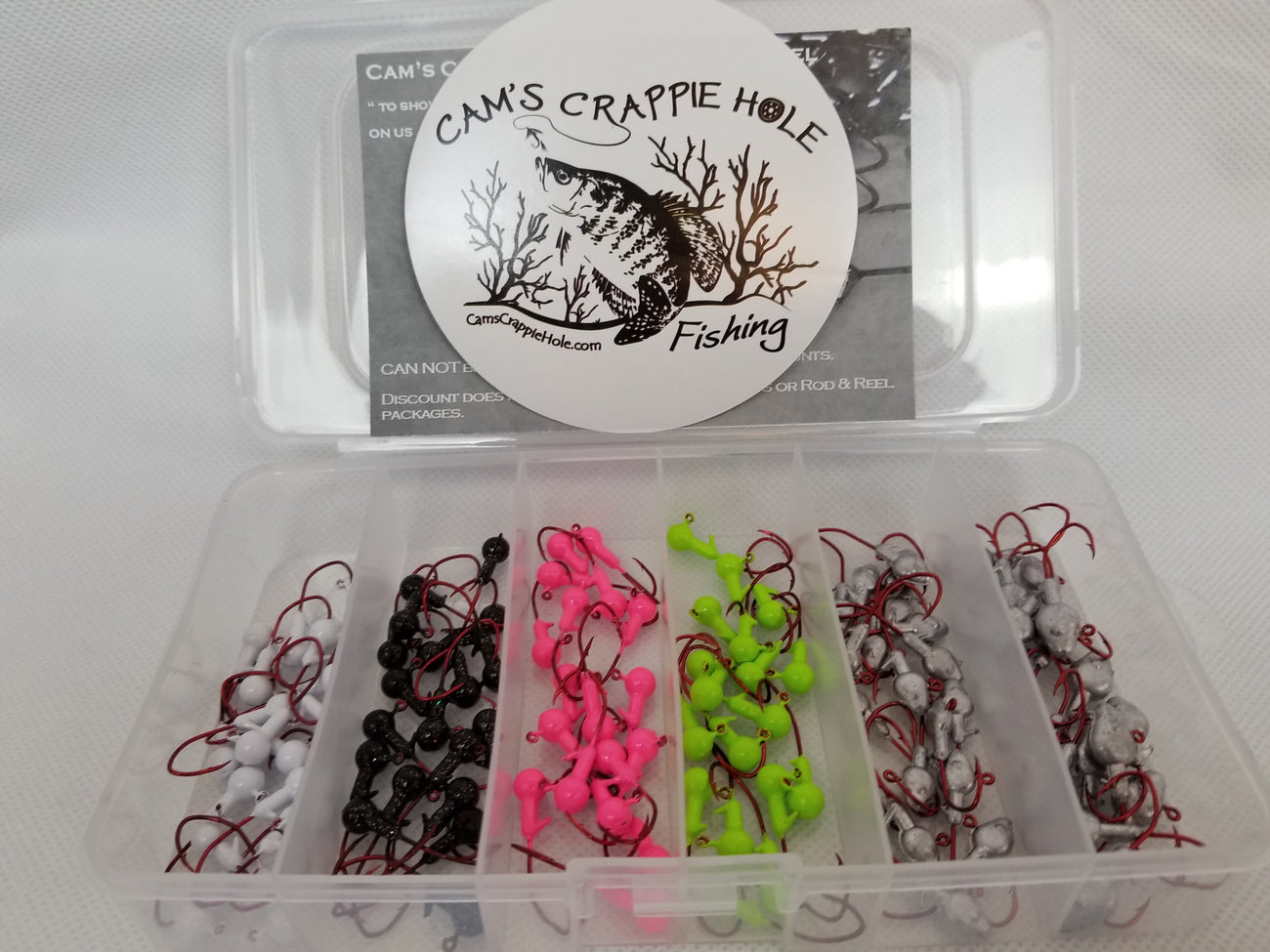 Cam's 60pc. Hand Painted Assortment "Diesel Built Hooks" Jighead Kit
