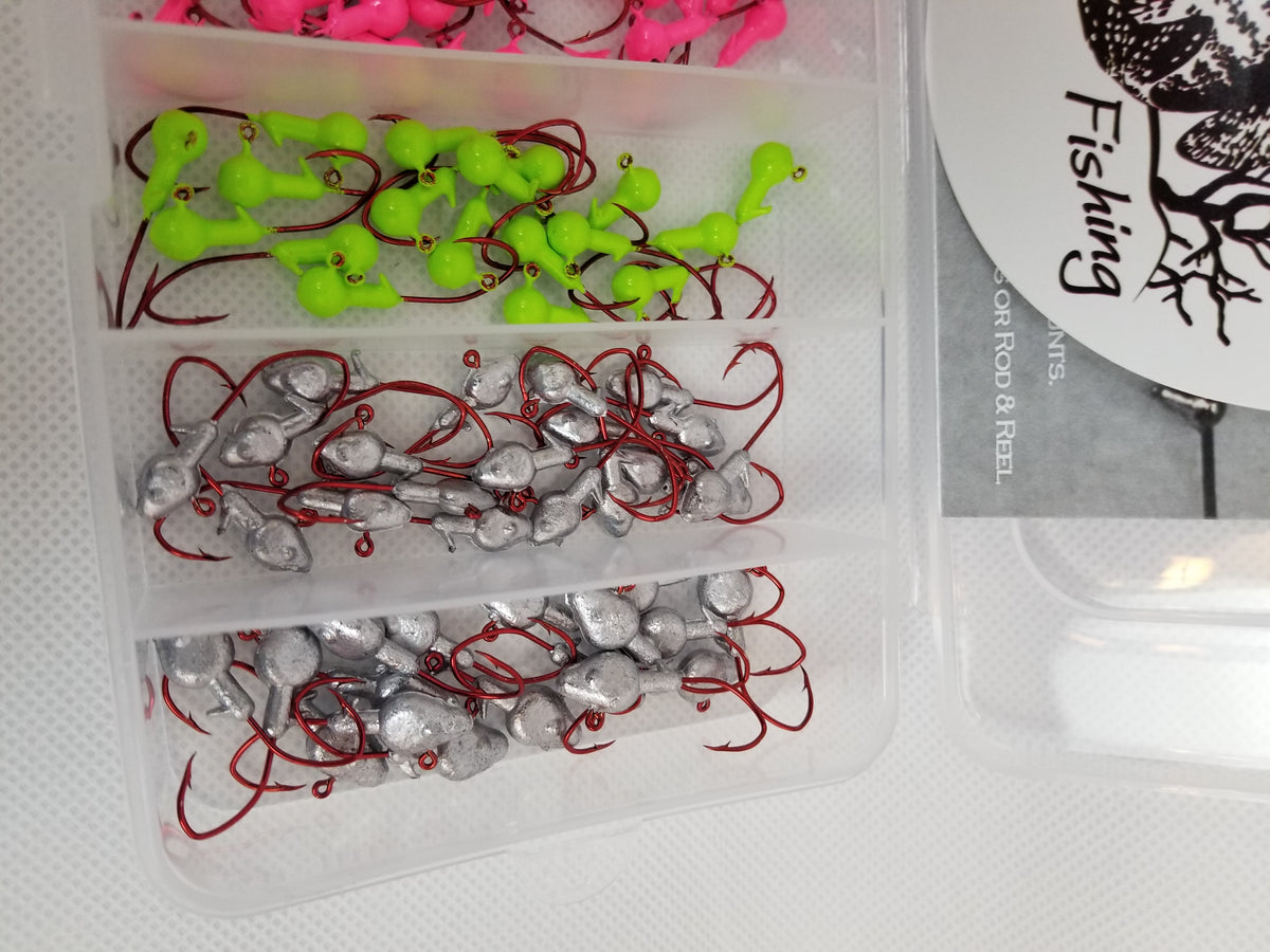 Cam's 60pc. Hand Painted Assortment "Diesel Built Hooks" Jighead Kit
