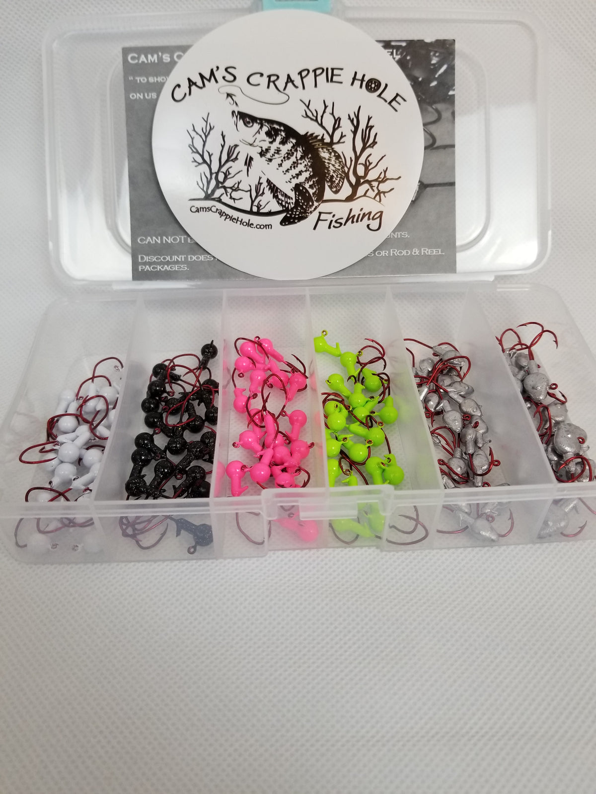 Cam's 60pc. Hand Painted Assortment "Diesel Built Hooks" Jighead Kit