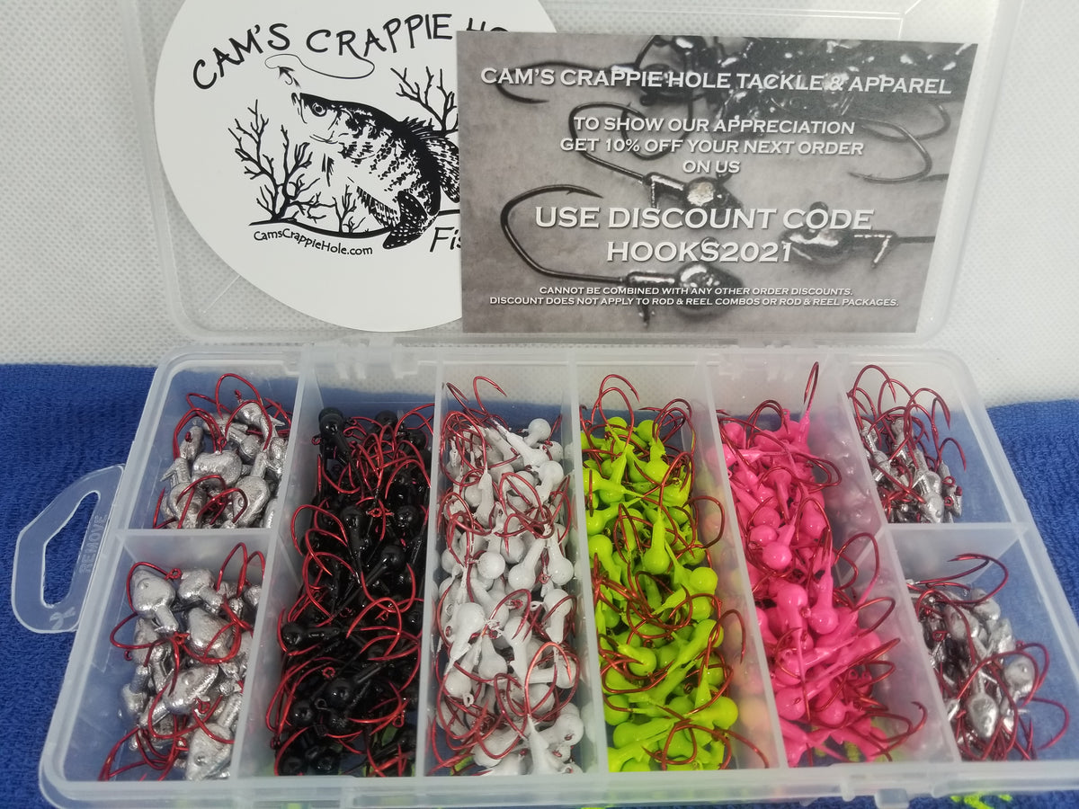 Cam's 120pc. Hand Painted Assortment "Diesel Built Hooks" Jighead Kit