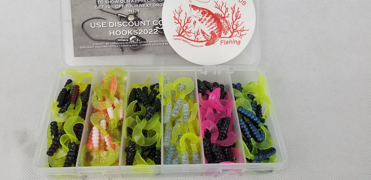 2024 New Cam's Complete All Plastic  Curly Tail [Hologram Flake] Assortment Package Kit