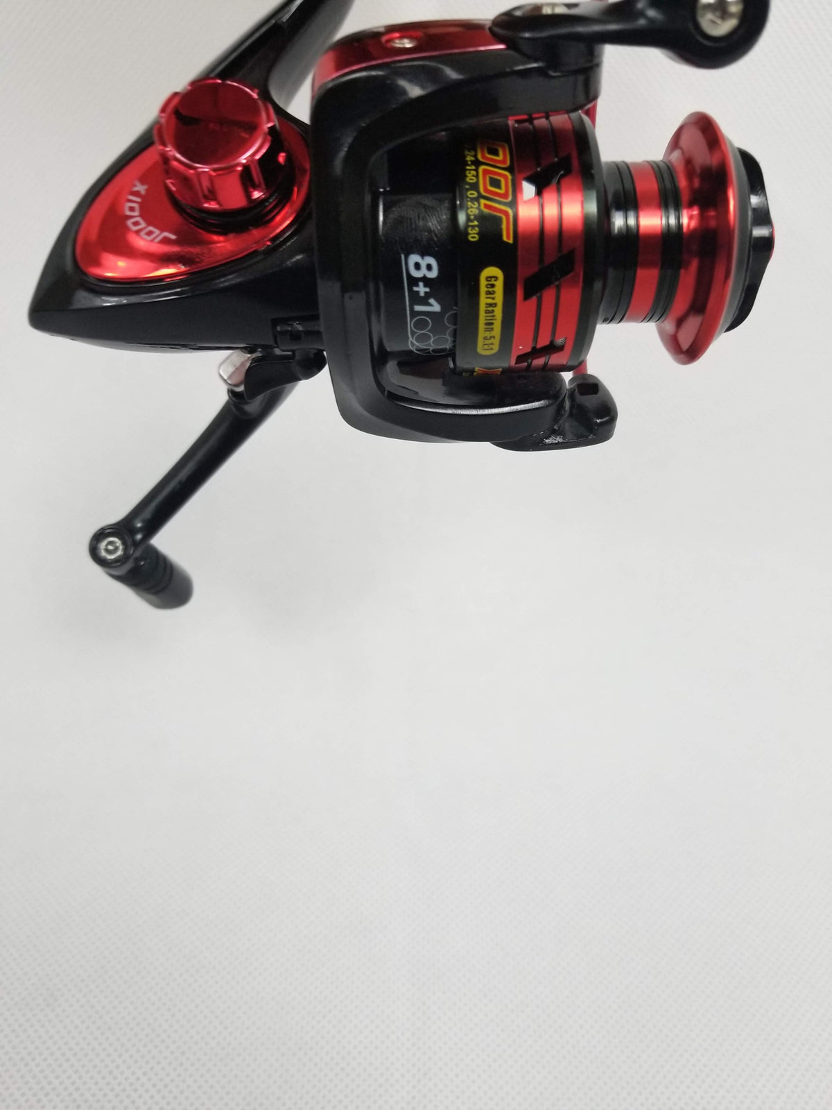 Cam's 6'6  (8+1) BB Black & Red "Warhorse" Magic Stik Rod & Reel Combo