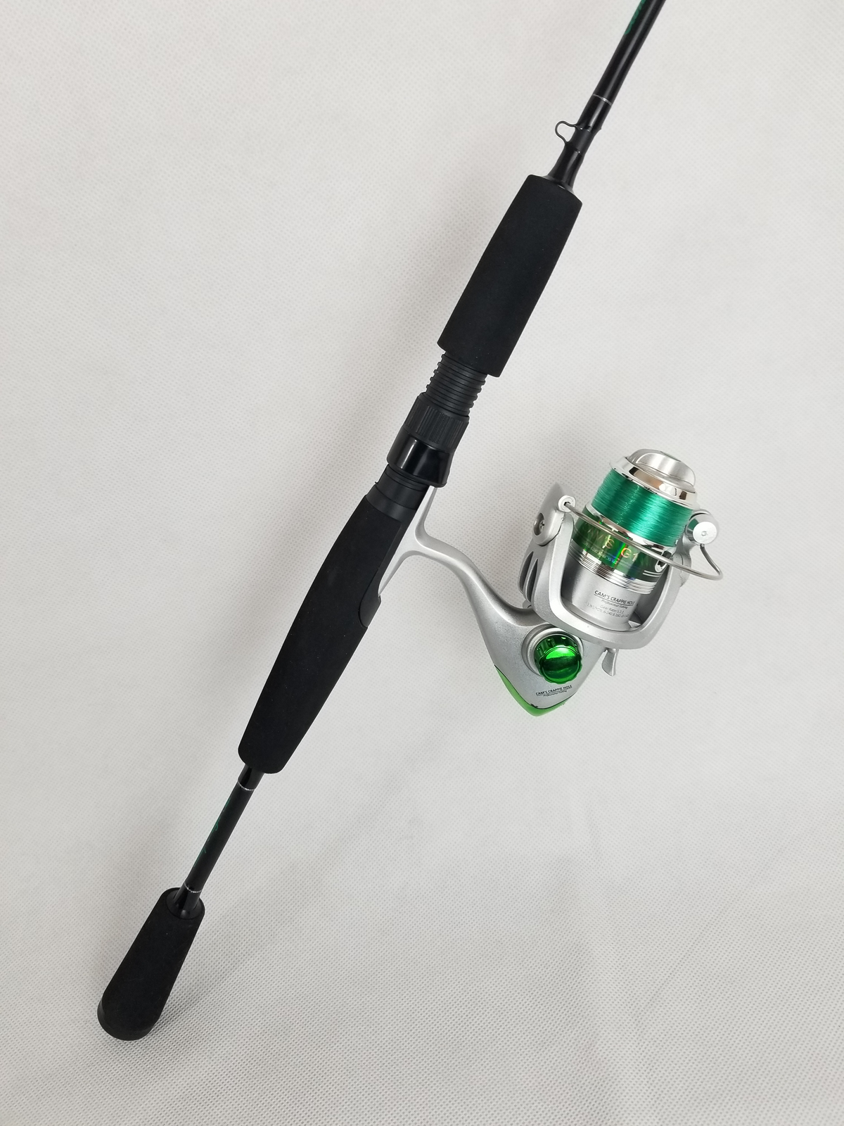 Cam's Emerald Split EVA Grip 3 (bb) 6' Crappie Spinning Combo