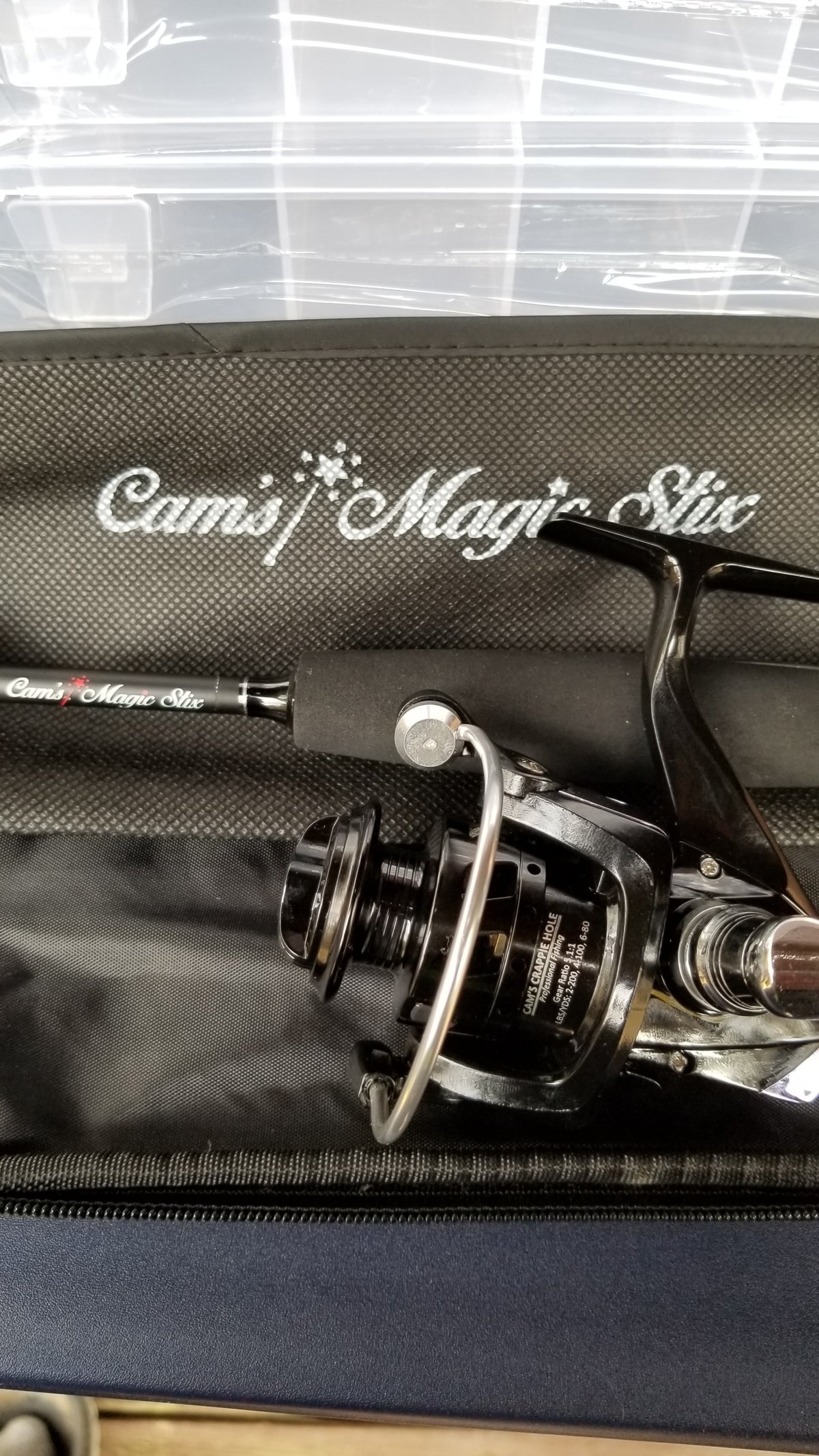 Cam's (Black Onyx) Magic Stik 6'0 Spinning Combo – Cam's CRAPPIE