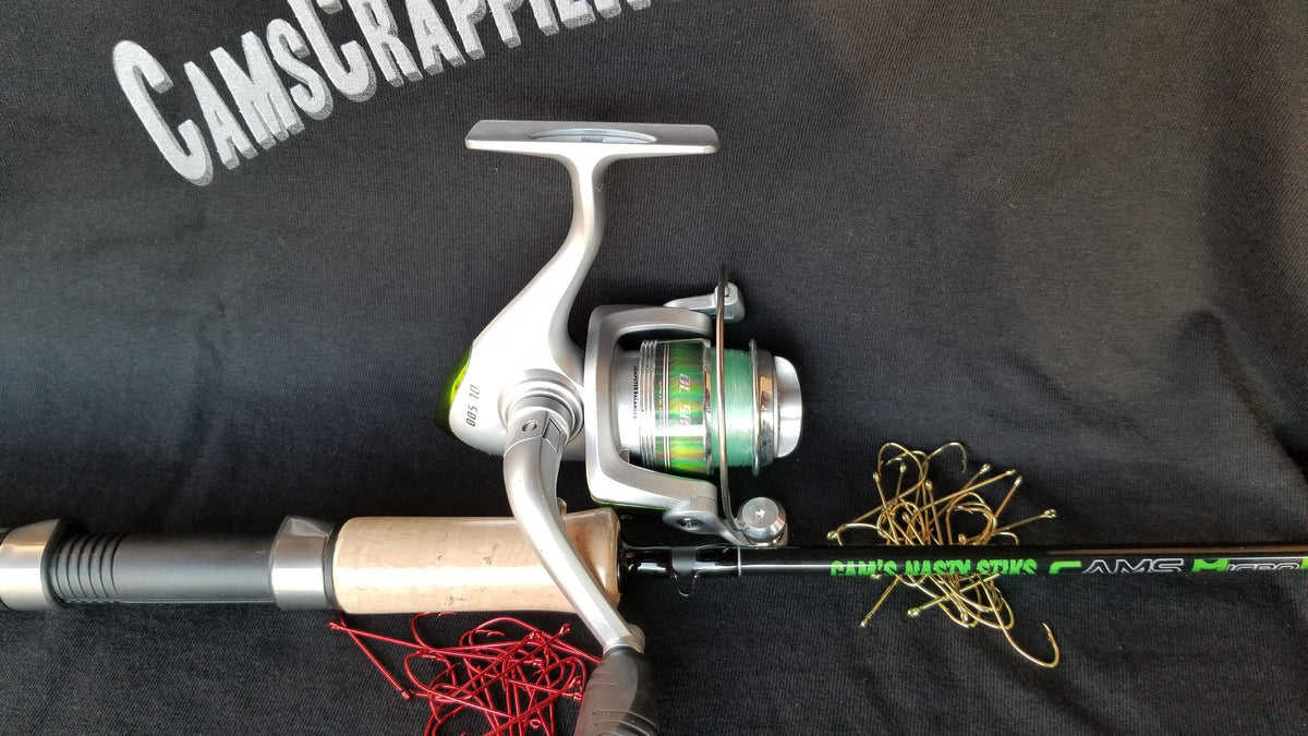 Cam's Emerald Nasty Stik MicroLite Rod and Reel Combo – Cam's CRAPPIE  HOLE TACKLE & APPAREL