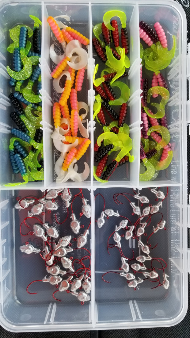 Cam's Nasty Bend Hook Curly Tail Grub Assortment Package (NO SUBSTITUTIONS)