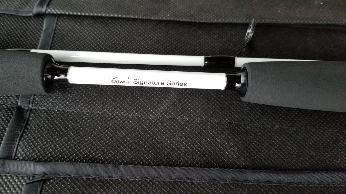 Cam's Complete Kit Signature Series "White Ghost" Titanium 6'6 Rod and Reel Kit