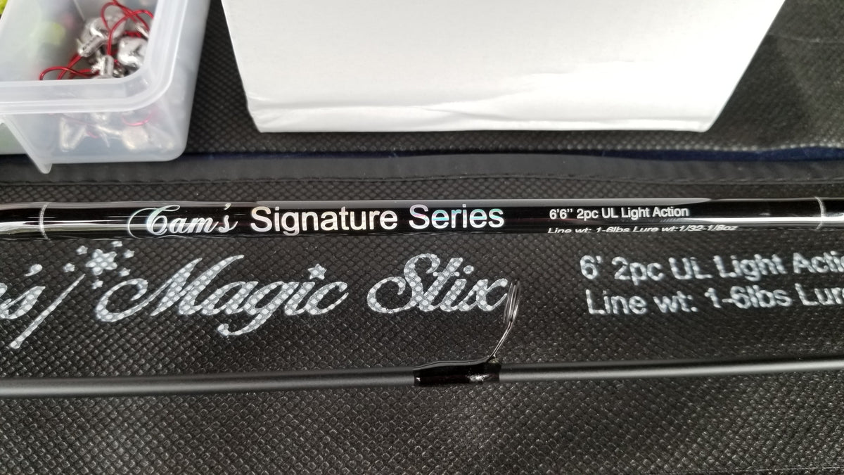 Cam's Complete Kit Signature Series "BlackedOut Titanium" 6'6 Rod and Reel Kit