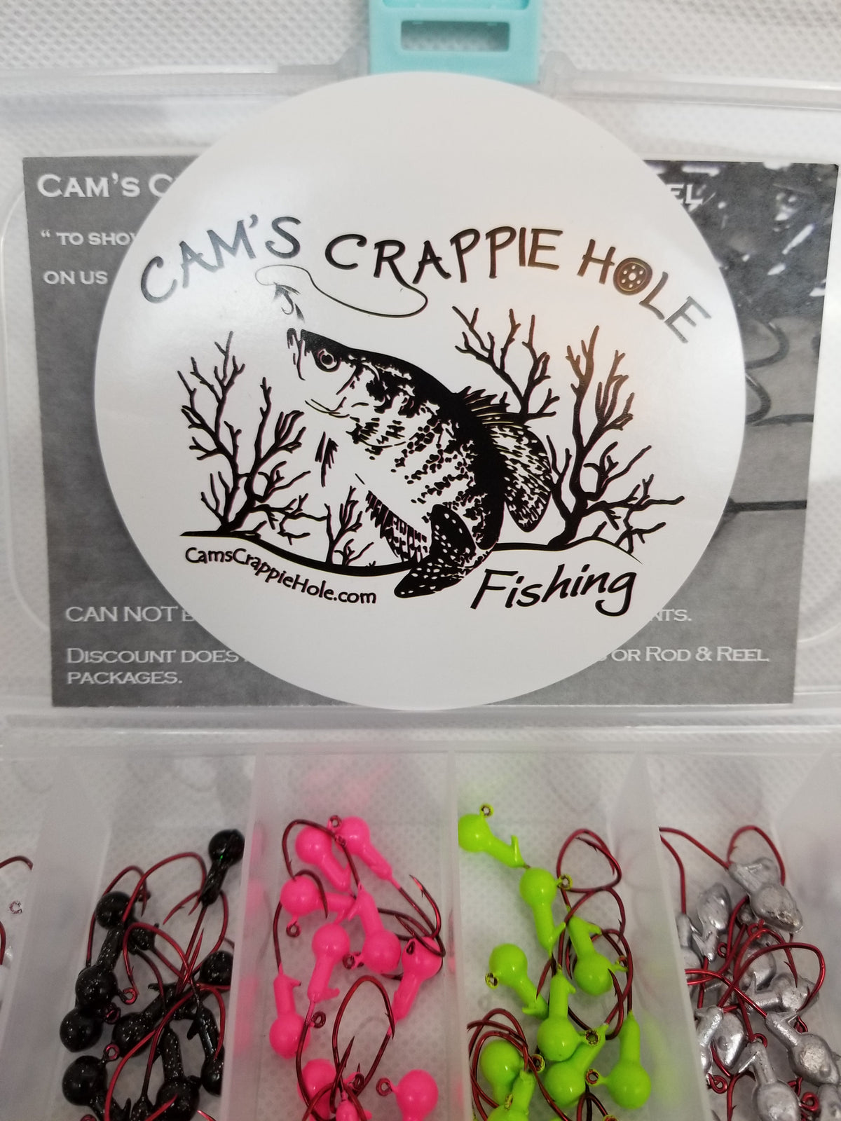 Cam's 60pc. Hand Painted Assortment "Nasty Bend Hooks" Jighead Kit