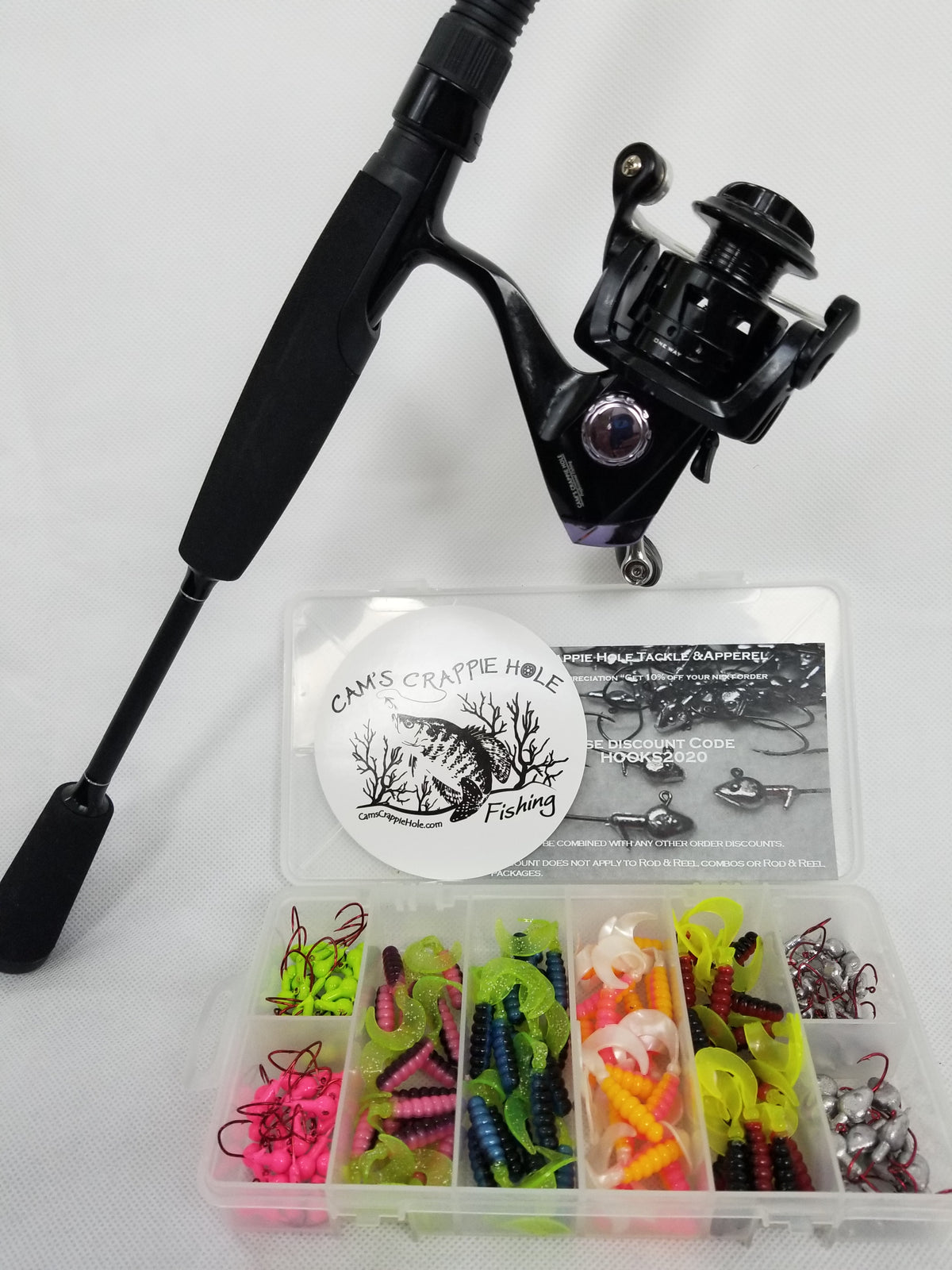 Cam's Black Onyx(10+1) Magic Stik 6'6 Rod and Reel Combo Kit – Cam's  CRAPPIE HOLE TACKLE & APPAREL