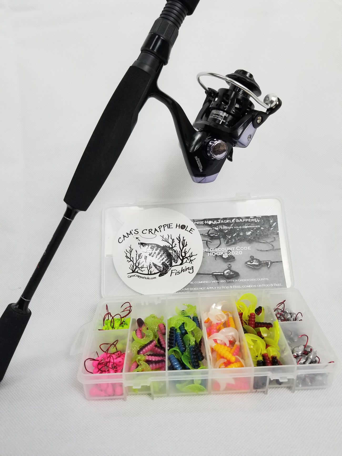 Cam's "Black Onyx"(10+1) Magic Stik 6'2 Rod and Reel Combo Kit