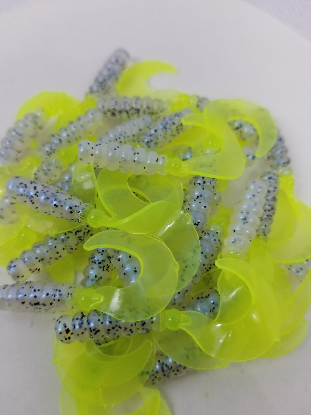 2023 Cam's 2(HOLOGRAM FLAKE) Curly Tail Grub 40pc Monkey Milk & Chart –  Cam's CRAPPIE HOLE TACKLE & APPAREL